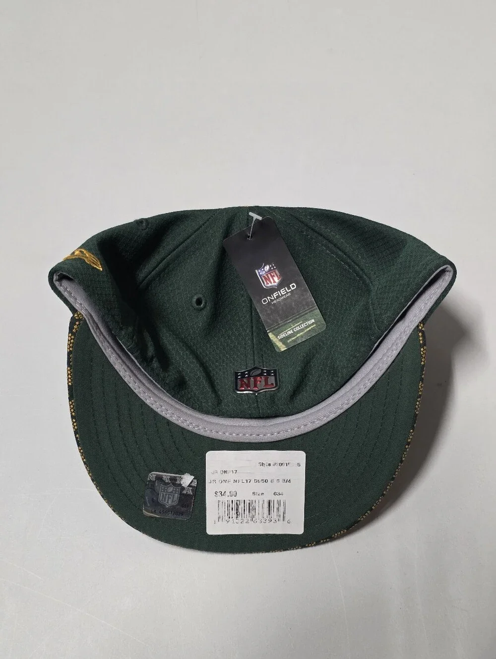 New Era 59FIFTY NFL Fitted Caps Lot of 2 Packers/Buccaneers Size 6 3/4